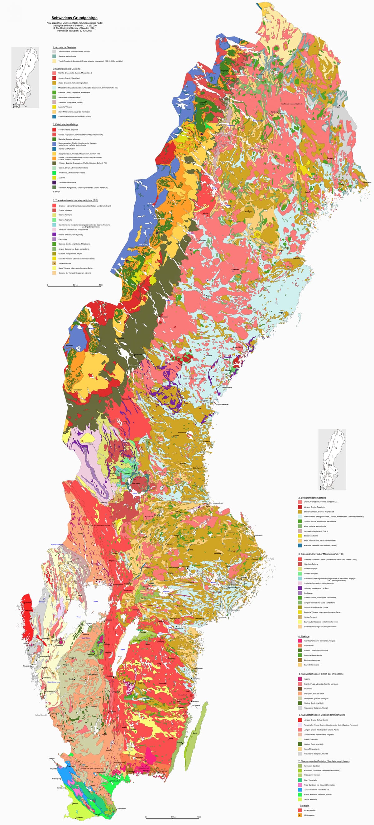 mapa geologická mapa