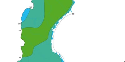 Klima mapa Švédsko