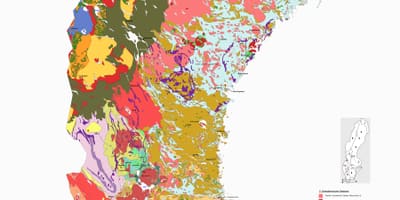 Mapa geologická mapa